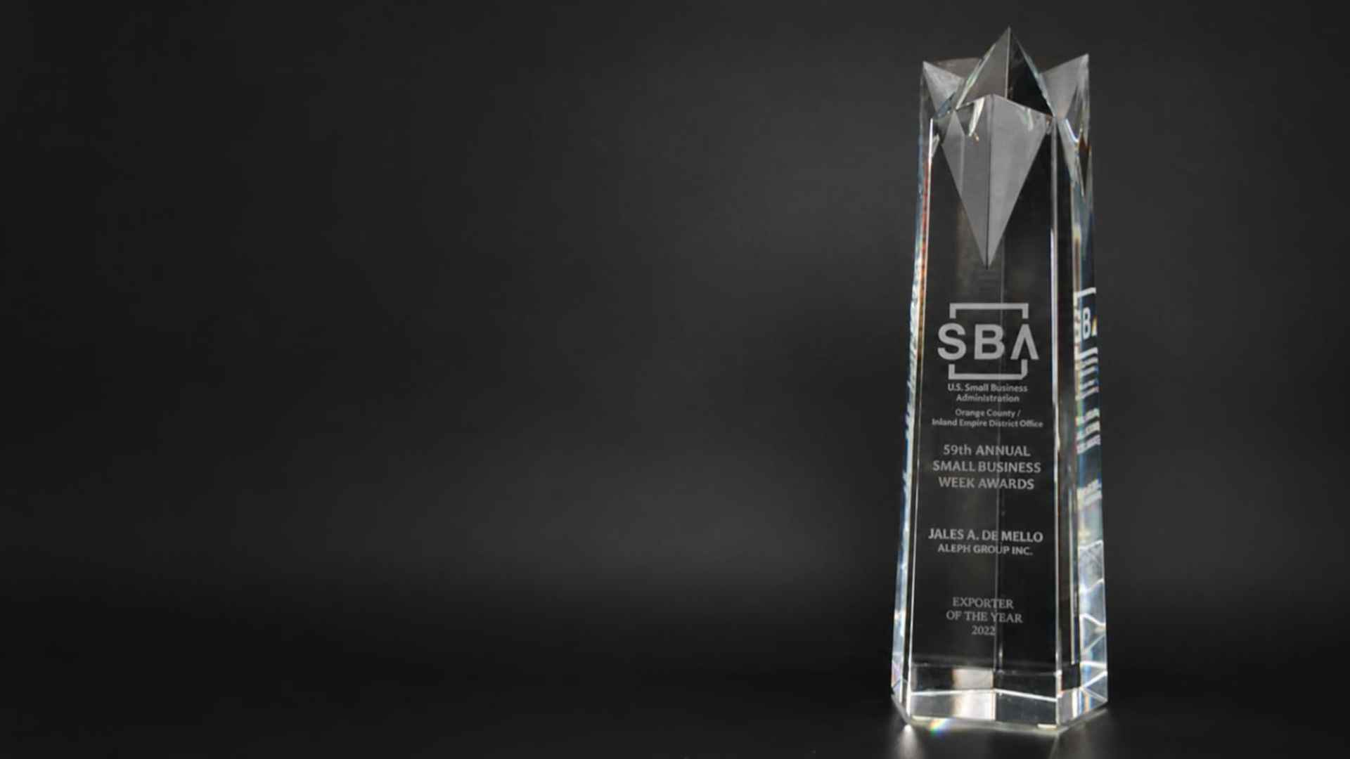 The U.S. Small Business Administration (SBA) named Jales A. De Mello, CEO of Aleph Group Inc., the 2022 Exporter of the Year. Read the official release on AGI’s custom mobile clinic manufacturing and global healthcare impact.