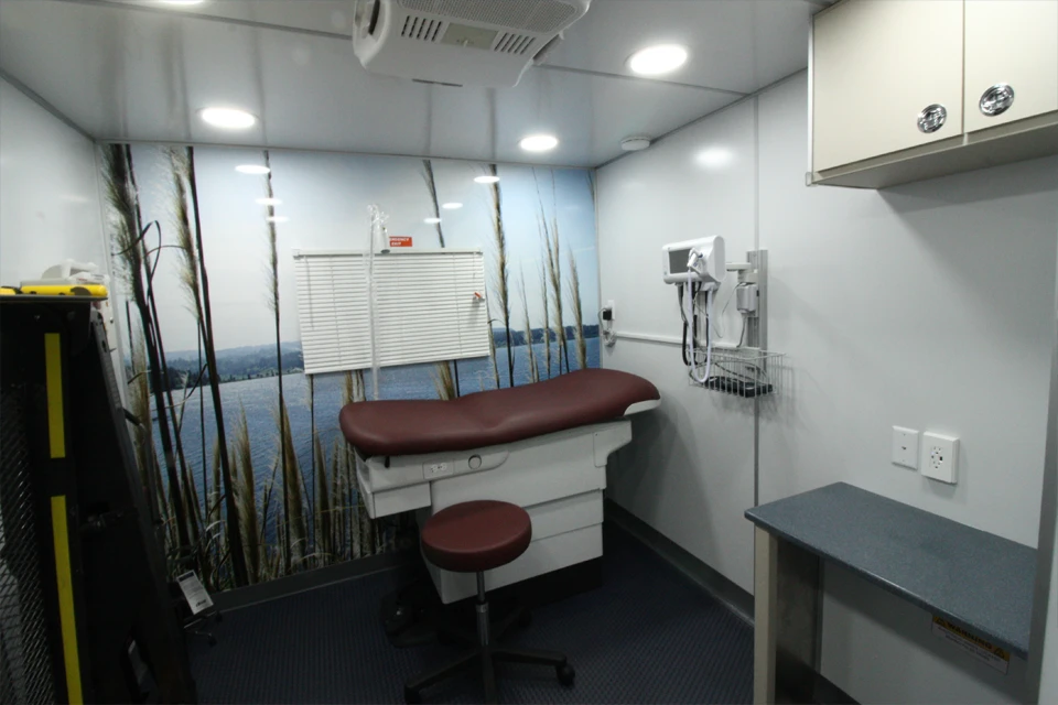 Interior of a Mobile Health Clinic