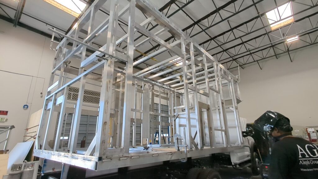 Mobile Medical Clinic Purpose Built Framing for Structural Integrity