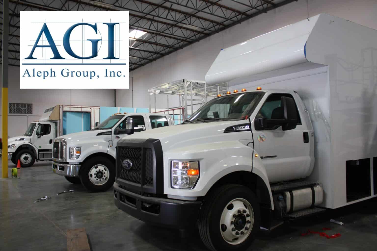 branded production floor vehicle