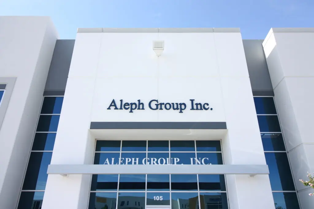 Front of Aleph Group office