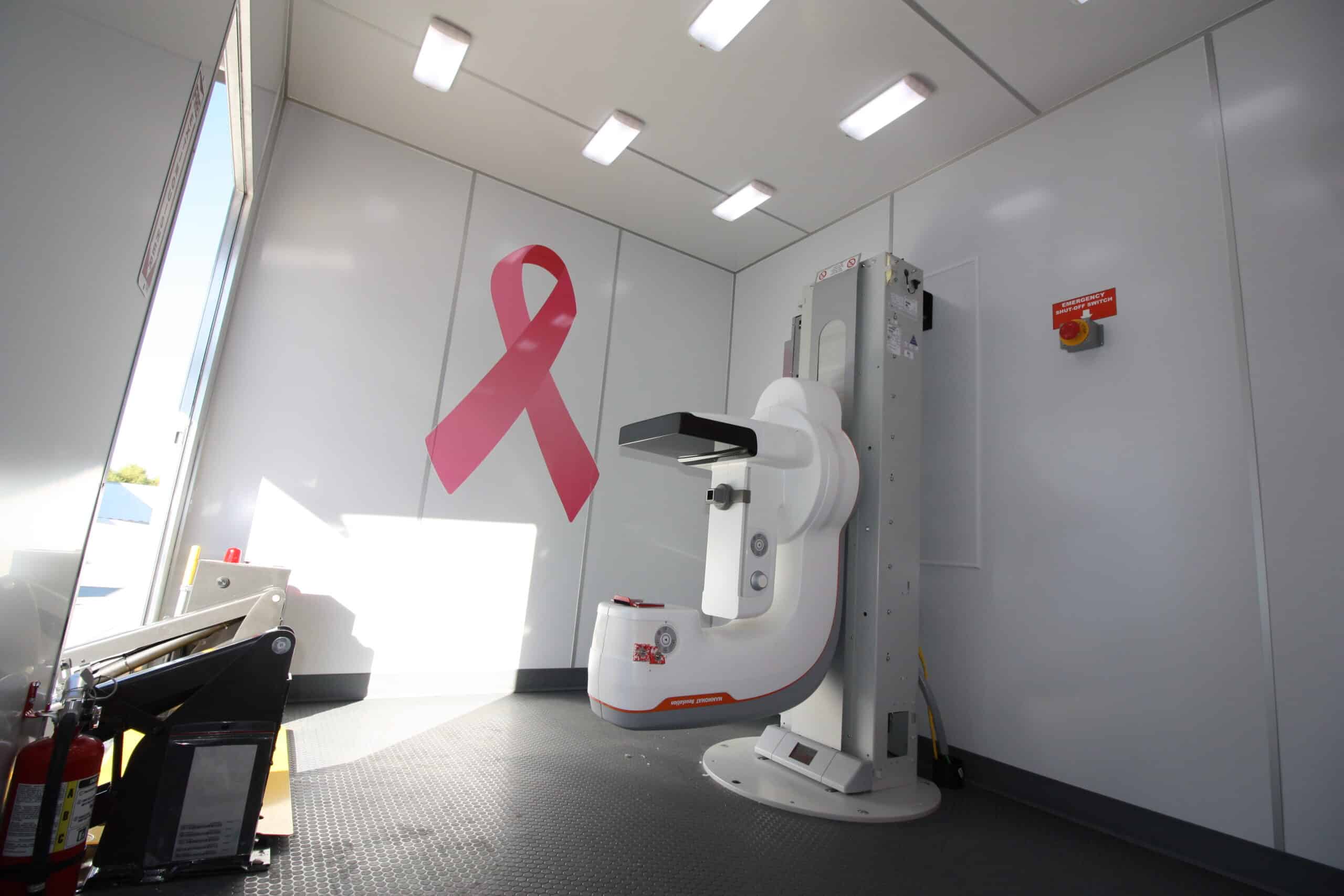 Interior of Mammography Unit