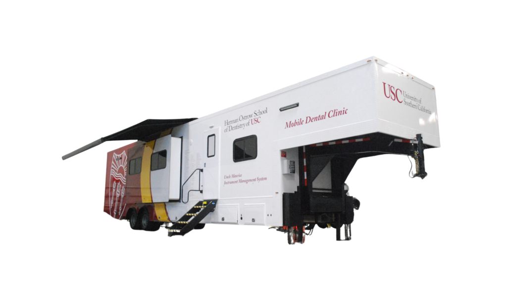 USC Mobile Dental Clinic Trailer for Instrument Sterilization & Management