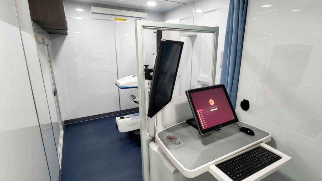Inside Clinicas del Camino Real, Incorporated's New Mobile Mammography Clinic. Mobile Breast Exams, Screenings, and Imaging Now Available in Ventura County, CA.